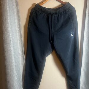 Jordan Black Sweatpants with Logo